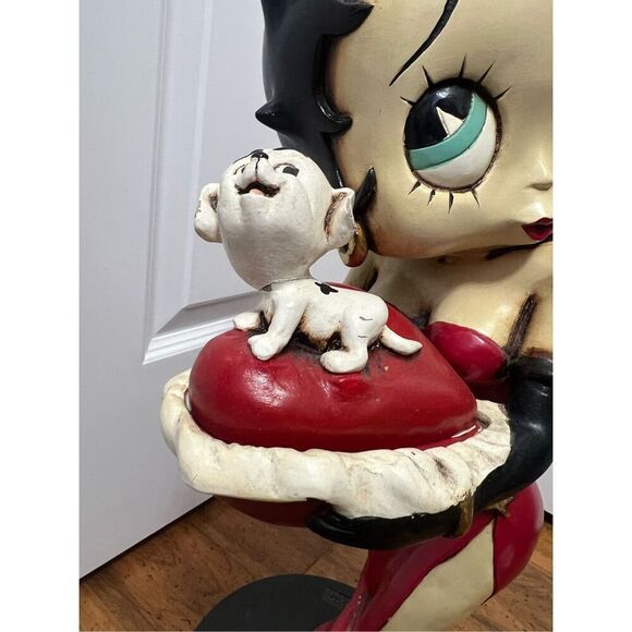 Betty Boop Vintage Rare Statue/Sculpture With Pudgy - Picture 15 of 16
